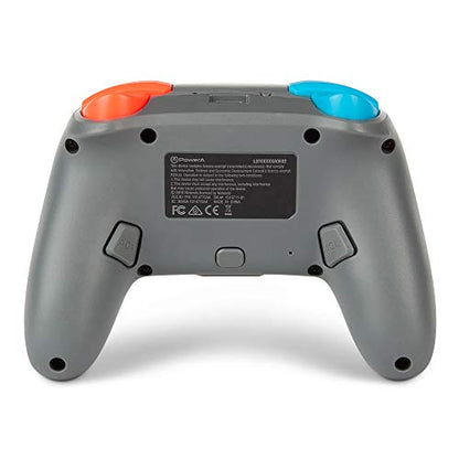 PowerA Nano Enhanced Wireless Controller for Nintendo Switch - Grey-Neon - color: Gray