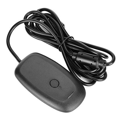 Game Controller for, No Vibration PC Receiver Gaming Controller Adapter Console with USB Receiver for 360 [Video Game]