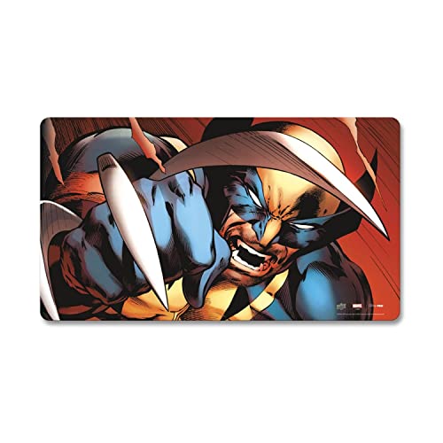 Marvel Wolverine Playmat | X-Men TCG and Gaming Accessory | Official Marvel Licensed Play Mat Product | Playmat Size 24" x 13.5"