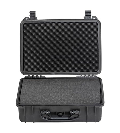 MEIJIA Portable All Weather Waterproof Camera Case with Customized Fit Foam,Fit Use of Drones,Camera,Equipments,Pistols,Elegant Black(18.3 ”x14.57”x8.66”) - size: 18.3 ”x14.57”x8.66”