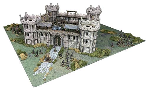 Battle Systems – Modular Fantasy Scenery – Perfect for Roleplaying and Wargames - Multi Level Tabletop Terrain for 28mm Miniatures – Colour Printed Model Diorama – DnD Warhammer (Citadel) - style: Citadel