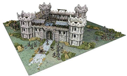 Battle Systems – Modular Fantasy Scenery – Perfect for Roleplaying and Wargames - Multi Level Tabletop Terrain for 28mm Miniatures – Colour Printed Model Diorama – DnD Warhammer (Citadel) - style: Citadel