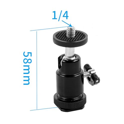 Hot Shoe Mount Adapter Kit Compatible Cell Phone/Tablet to DSLR Camera Monitor with 4K HDMI HD Capture Card for Gaming, Video, Conference and Live Streaming