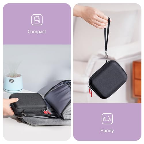 ProCase Hard Playing Card Game Carrying Case, Holds 300+ Cards -Black | Travel Storage Box, Compatible with UNO, Five Crowns, SKYJO, PlayMonster and More Card Games, Case Only - color: Black