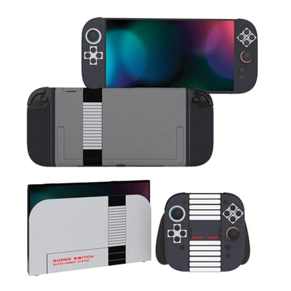 PlayVital for Nintendo Switch 2 Skin Full Set (2-Pack) - Protective Vinyl Decal Stickers for Switch 2 Console, Controllers, Handle Grips & Dock | No Residue, Anti-Scratch - Classics NES Style - color: Classics NES Style