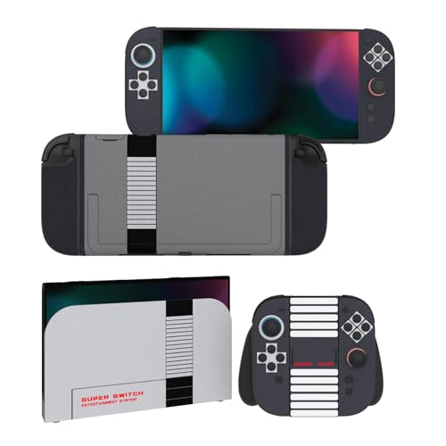 PlayVital for Nintendo Switch 2 Skin Full Set (2-Pack) - Protective Vinyl Decal Stickers for Switch 2 Console, Controllers, Handle Grips & Dock | No Residue, Anti-Scratch - Classics NES Style - color: Classics NES Style