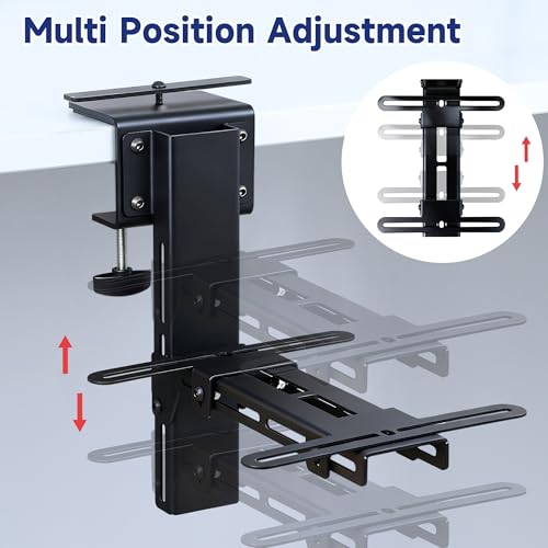 1PC Hotas Mount, Desk Mount for Flight Sim Game Flight Stick Joystick Throttle and HOTAS Systems（1PC） - color: Black-1PC