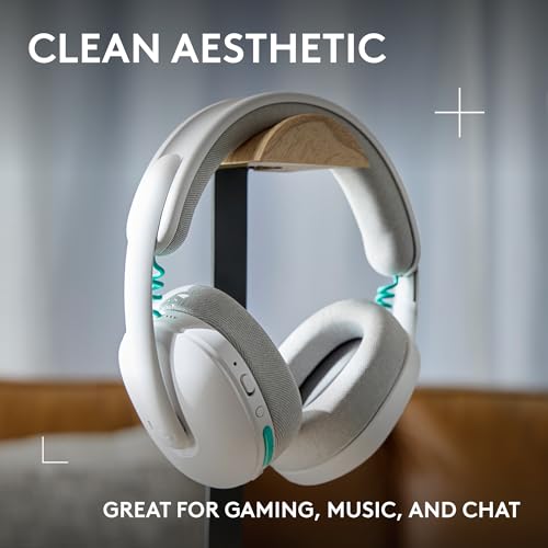 Logitech G325 Lightspeed Wireless Gaming Headset - White | All-Day Comfort, Built-in Mic with Noise Reduction, 24-Bit Audio, 24+ Hr Battery Life, for PC, PlayStation, Switch, Mobile - color: White