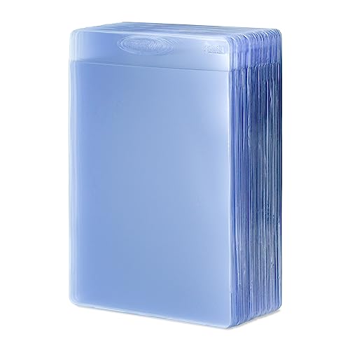BCW Semi-Rigid Card Holder #1 for Standard Cards up to 35 Pt, 50 Count | Crystal-clear rigid PVC holders fit sleeved or unsleeved standard cards up to 35 pt for grading and secure handling. - size: 50 Pack
