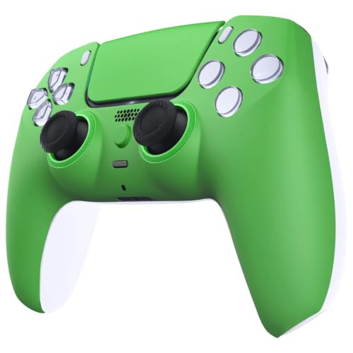 Custom Controllerzz Custom Wireless Controller Compatible with PS5 - Multiple Designs Available (Green) - color: Green