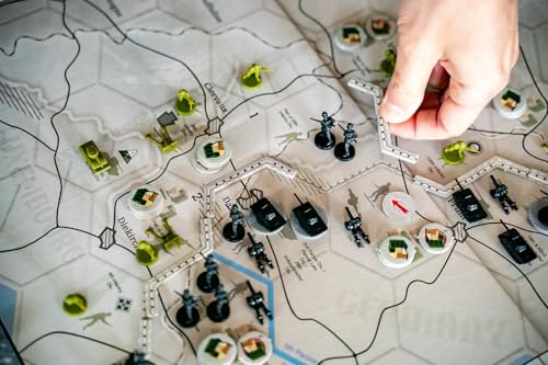 Renegade Game Studios Axis & Allies Battle of the Bulge WWII Board Game | 2 Player Strategy Wargame with 138 Miniatures, Hexagonal Grid Movement, Ardennes Map and Tactical Combat, Ages 14+