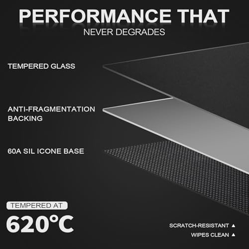 Glass Gaming Mouse Pad, 3mm Ultra-Thin Hard Gaming Mousepad ，Ultra-Smooth Micro-Etched Surface for Fast & Precise Tracking, Non-Slip Base, 13.7" x 9.8", Black - size: 13.7L x 9.8W inches
