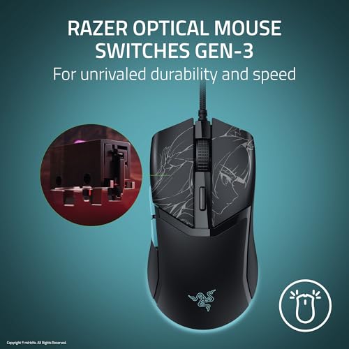 Razer Cobra Wired Gaming Mouse, 58g Lightweight, Zenless Zone Zero Edition | Gen-3 Optical Switches, Chroma RGB Lighting Underglow, 8500 DPI Optical Sensor, 100% PTFE Mouse Feet, Speedflex Cable - color: Zenless Zone Zero Edition