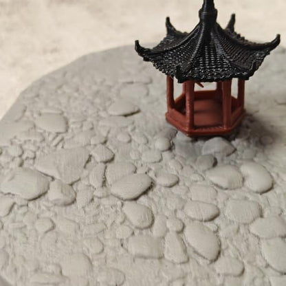 LuckyVin Terrain Texture Roller for D&D, Wargaming, Battle Mat, Tabletop, Dungeons and Dragons, Black (6 Styles) - color: 6 styles