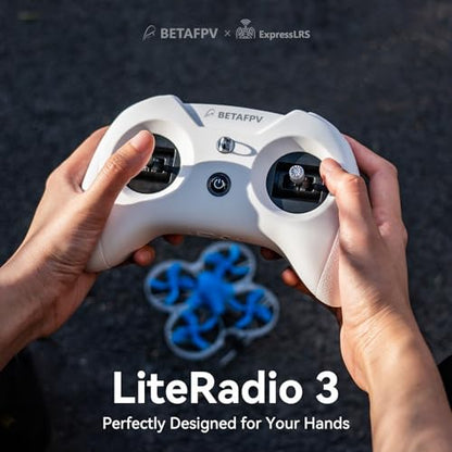 BETAFPV LiteRadio 3 Radio Transmitter for FPV Drone - Mode 2 Frsky D8 | with Nano Bay for External TX Module, Support FPV Simulator Configurator V2 Firmware Update Joystick Calibration for FPV Quad