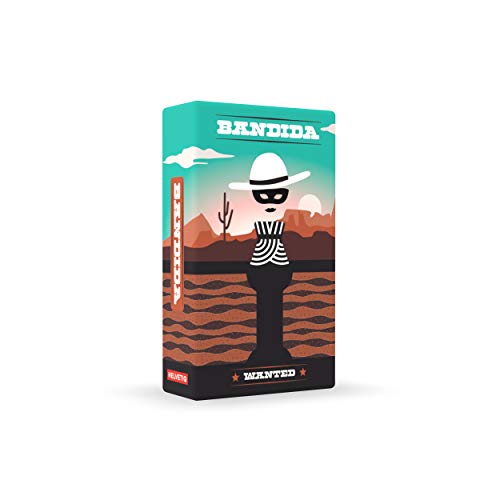 Bandida Card Game - Exciting Sequel with New Challenges! Fun Strategy Game for Family Game Night, Cooperative Game for Kids & Adults, Ages 6+, 1-4 Players, 15 Minute Playtime, Made by Helvetiq | Ages 6+ | 1 - 4 Players, Mulyi - style: Bandida
