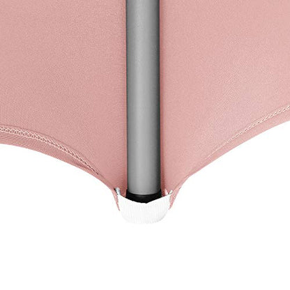 Peomeise 4FT Spandex Table Cover Rectangular Stretch Spandex Tablecloth (Dusty Rose,4FT) - color: Dusty Pink, size: 48" x 30" (Rectangle)