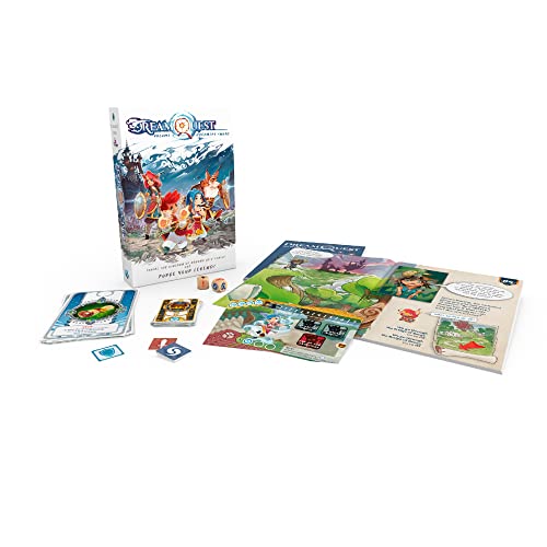 Dream Quest Board Game - Fantasy Adventure Game, Cooperative Strategy Game, Fun Family Game for Kids & Adults, Ages 10+, 2 Players, 30-60 Minute Playtime, Made by Space Cow