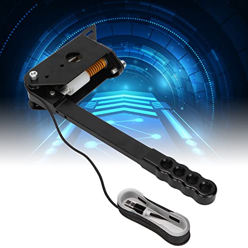 USB Handbrake,64 Bit PC USB SIM Handbrake,Professional Gaming Peripherals for G25 G27 G29 T500 PC Slim Racing Games