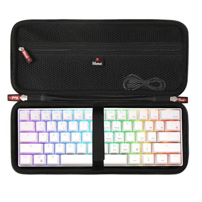 Mchoi Mechanical Keyboard Case Suitable for 60% 65% Wired/Wireless Bluetooth Mechanical Gaming Keyboard, Case Only
