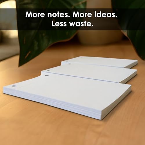 Northwind Personalized Leather Notepad Refill – Made in USA – Custom Monogrammed Full-Grain Desk Jotter with 100 Sheets – Refillable Memo Pad Holder – Personalized Gift for Men, Women, Office, Everyday Notes