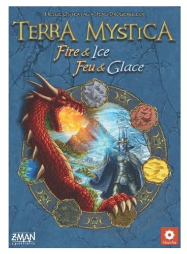 Capstone Games Terra Mystica Fire & Ice Expansion, Strategy Board Game Expansion Pack, Game Board for 2–5 Players, 100–120 Min Playtime, Ages 14+, Compatible with Terra Mystica Base Game - style: Fire & Ice