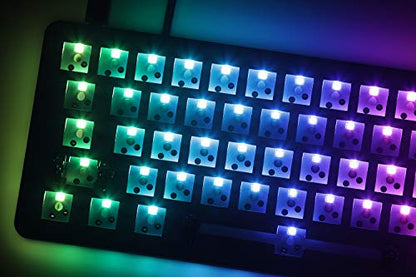 Drop ALT Mechanical Keyboard — 65% (67 Key) Gaming Keyboard, Hot-Swap Switches, Programmable Macros, RGB LED Backlighting, USB-C, Doubleshot PBT, Aluminum Frame (Barebones, Black) - color: Black, style: Barebones