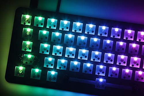Drop ALT Mechanical Keyboard — 65% (67 Key) Gaming Keyboard, Hot-Swap Switches, Programmable Macros, RGB LED Backlighting, USB-C, Doubleshot PBT, Aluminum Frame (Barebones, Gray) - color: Space Gray, style: Barebones