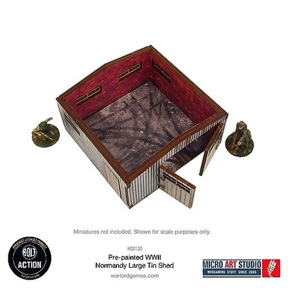 WW2 Normandy Large Tin Shed HDF Prepainted Terrain