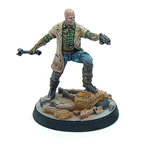 Modiphius Entertainment Fallout Wasteland Warfare: Survivors - Ghoul Settlers (The Slog) - 6 Unpainted Resin Miniatures, Includes Scenic Bases, 32MM Scale Figures, Roleplaying Game Minifigures - style: Ghoul Settlers