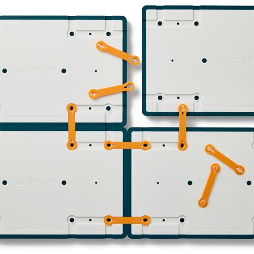 Pushpeel XL Sensory Activity Board – Expandable Silicone Fidget Toy for Stress, Anxiety, ADHD & Autism – Modular, Silent, No Mess - Spruce - color: Spruce