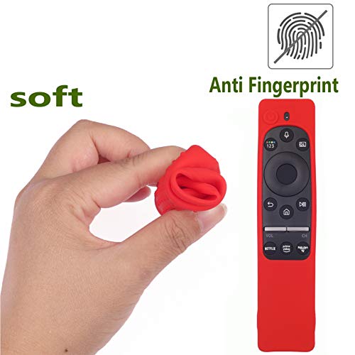 Silicone Protecitve Case Cover for Samsung Smart TV Remote Control BN59 Series, with Magnet Anti-Lost Shockproof Soft Anti Slip Samsung Remote Control Cover(Dark Gray) - color: Dark Gray