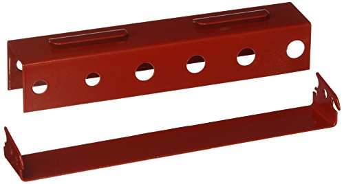Wall Control Screwdriver Holder Bracket Slotted Metal Pegboard Accessory Slotted Tool Board - Red - color: Red, size: 8in x 2in x 2in
