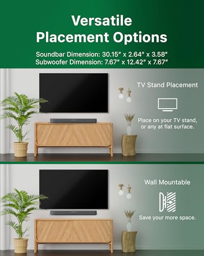 Philips B5309 2.1 Channel Soundbar with Wireless Subwoofer - Bluetooth, HDMI ARC, DTS Virtual:X, 240W Max Power, Dark Grey - style: B5309 Soundbar with Wireless Subwoofer