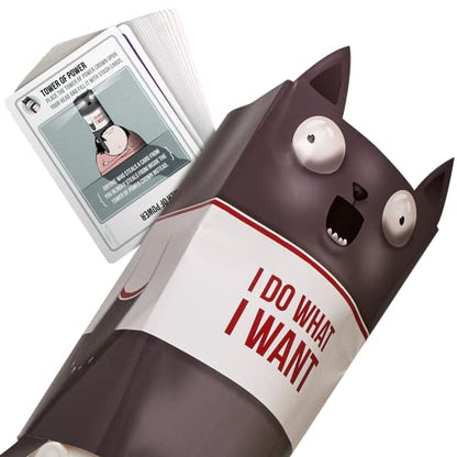 Barking Kittens Expansion Set - A Russian Roulette Card Game for Adults, Teens & Kids, Easy Family-Friendly Party Games - 20 Card Add-on | Add wild twists to Exploding Kittens with 20 new cards and a wearable Cat Crown. Quick-to-learn game night expansion