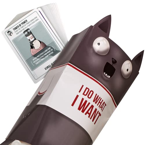 Barking Kittens Expansion Set - A Russian Roulette Card Game for Adults, Teens & Kids, Easy Family-Friendly Party Games - 20 Card Add-on | Add wild twists to Exploding Kittens with 20 new cards and a wearable Cat Crown. Quick-to-learn game night expansion