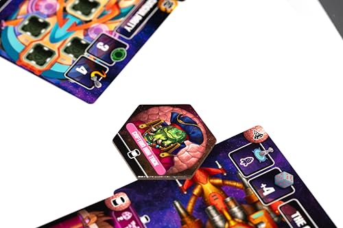 Phase Shift Games Drop Drive Deeper Space Edition Bundle, 2-5 Players | Phase Shift Games Drop Drive: Deeper Space Edition; deluxe sci-fi board game bundle; 2-5 players; ages 8+ | Base Game, Strange Signals Expansion, 5th Captain Pack, Luxury Links, Upgra