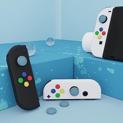 eXtremeRate PlayVital Switch Joystick Caps, Switch Lite Thumbstick Caps, Silicone Analog Cover for OLED Joycon Thumb Grips - Airforce Blue - color: Airforce Blue