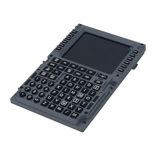 MiYee WINGFLEX B737CDU Flight Simulator Control Display Panel Unit Game Simulator Flight Simulation Peripherals Panel Route Control Plug-and-Play with Realistic Experience - size: B737CDU
