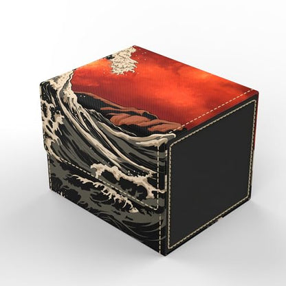 Vault's - TCG/MTG 100+ Card Art Deck Boxes (Great Fire Wave) - style: Great Fire Wave