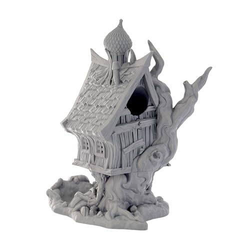 Baba Yaga Dice Tower - Fantasy Gaming Accessory for Board Games, D&D & Tabletop RPGs (Paintable)