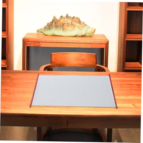 TEHAUX 0.7m Chinese Calligraphy Water Writing Mat Scroll Reusable Blank Practice Cloth for Calligraphy and Painting for Home and School Use - size: 70.00X42.00X2.00CM