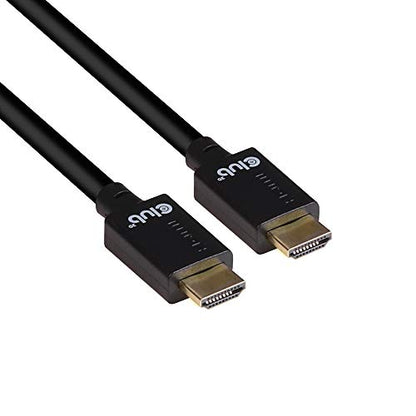 Club3D CAC-1373 Ultra High Speed HDMI Certified Cable 4K 120Hz 8K 60Hz (with DSC 1.2, 3 Meter/9,84 Feet Black, Male-Male - style: 3m/9.84ft