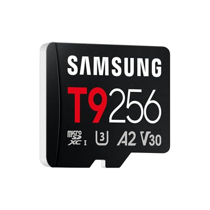 Samsung microSDXC T9 256GB, Transfer Speeds Up to 200MB/s | microSD made for Avid Gamers & Professional Creators (MB-MH256T/AM) - size: 256GB