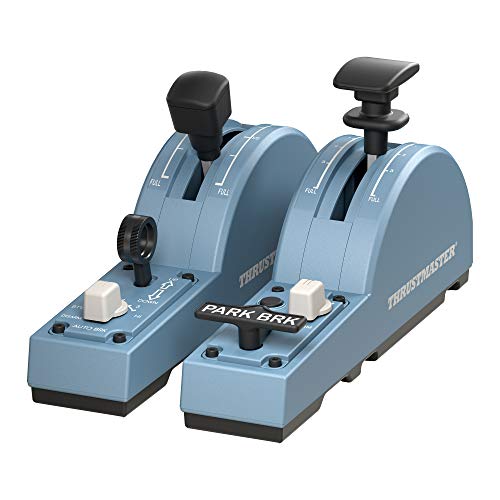 Thrustmaster TCA Quadrant Add-On Airbus Edition Control Panel - PC | 15 functions, flaps & speed brake, landing gear, trim, autobrake, 2 axes, 10 buttons, magnetic sensors, non-slip feet - style: Quadrant Add On