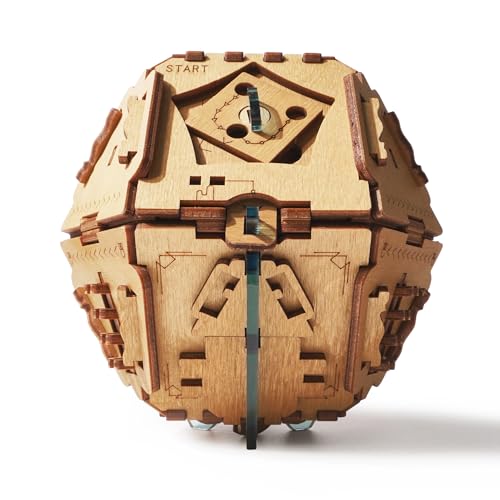 Puzzle Potato Philosopher's Stone Puzzle Box - Escape Room Game-3D Wooden Puzzles for Adults- Escape Room Game - Money Puzzle Box for Cash Gift (Crystal Blue) - color: Philosopher's Stone(crystal Blue)