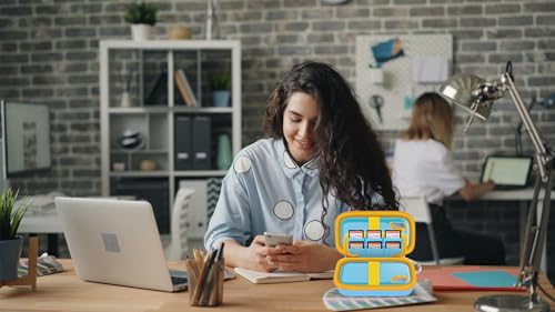 Comecase Dual SSD Case for SanDisk Extreme Portable SSD and Extreme PRO | Holds 2 Drives & 12 SD Cards, Elastic Strap Fit 500GB/1TB/2TB/4TB/8TB, Cable Groove & Carabiner for Travel,Sky Blue,Box Only - color: Sky Blue