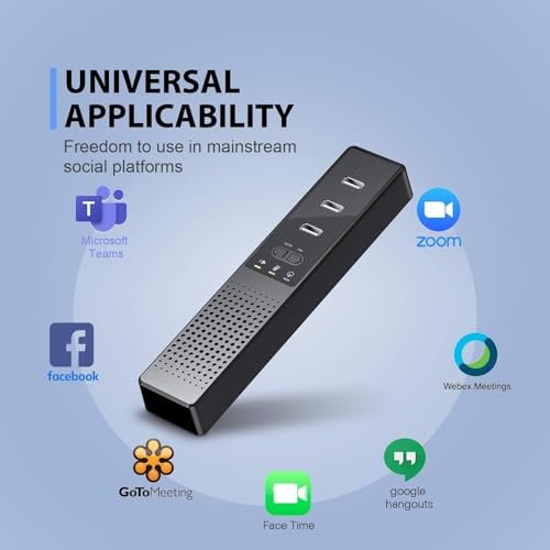 3 in 1 USB Computer Speaker with Microphone, PC Laptop Desktop Conference Speaker with Mic for Smart Home Office and Online Study，360 Degree Enhanced (1-Classic) - style: Classic
