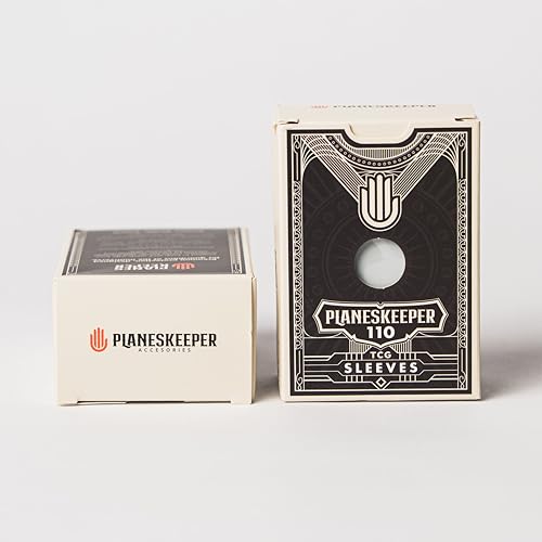 Matte Dual Standard Size Card Sleeves | 110 Pack (63×88mm) Standard Size | Textured Back, Clear Front, Double-Sleeving | Compatible with Magic The Gathering | TCG Sleeves (Ironveil) - color: Ironveil