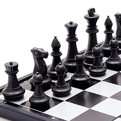Magnetic Travel Chess Set with Folding Chess Board Educational Toys for Kids and Adults (12.6") - size: 12.6"